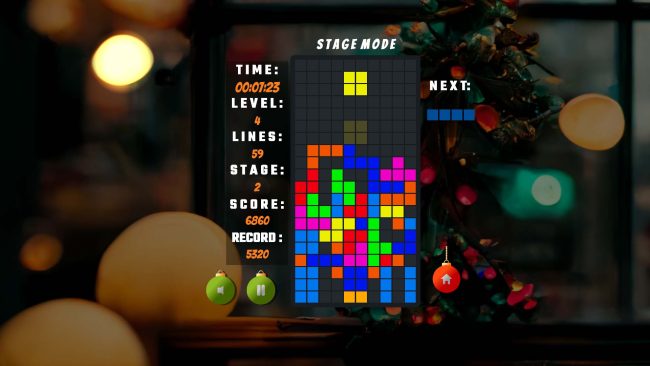 Tetris Christmas Image